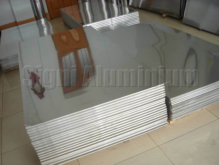 Mirror finish aluminum sheet